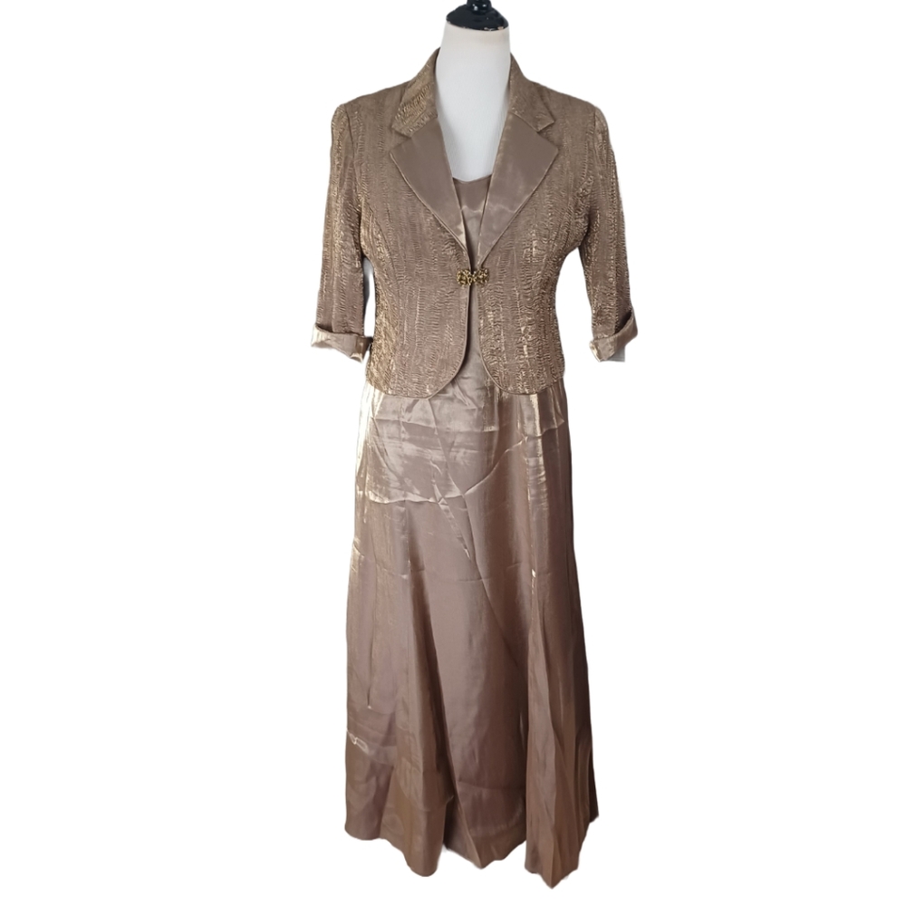 ALEX EVENINGS PETITE SPECIAL OCCASION 2 PIECE SET SIZE L (APPROXIMATELY)